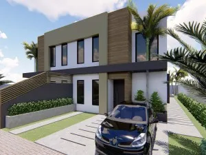 Luxury Town House with a pool.